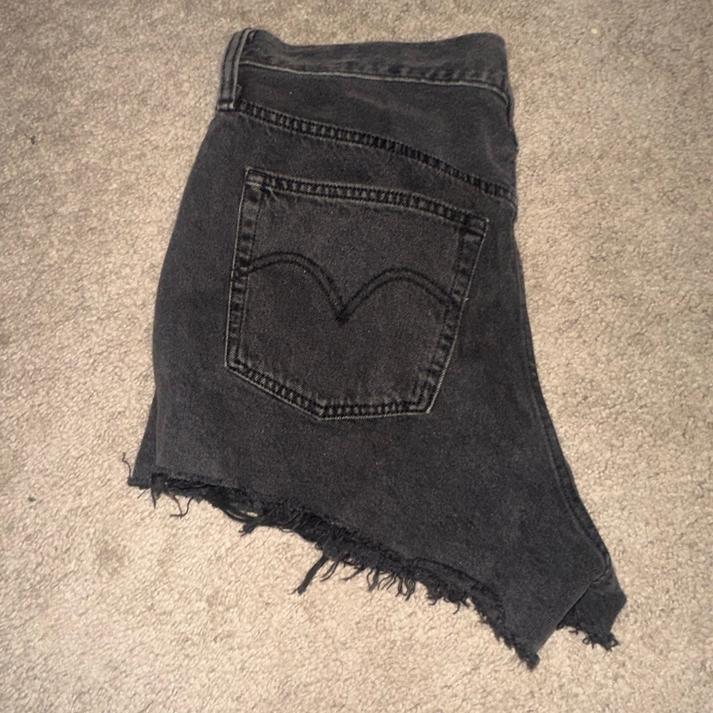 Levi's Black Jean Shorts
